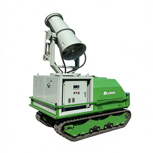 Remote Controlled Crawler Fog Cannon Sprayer